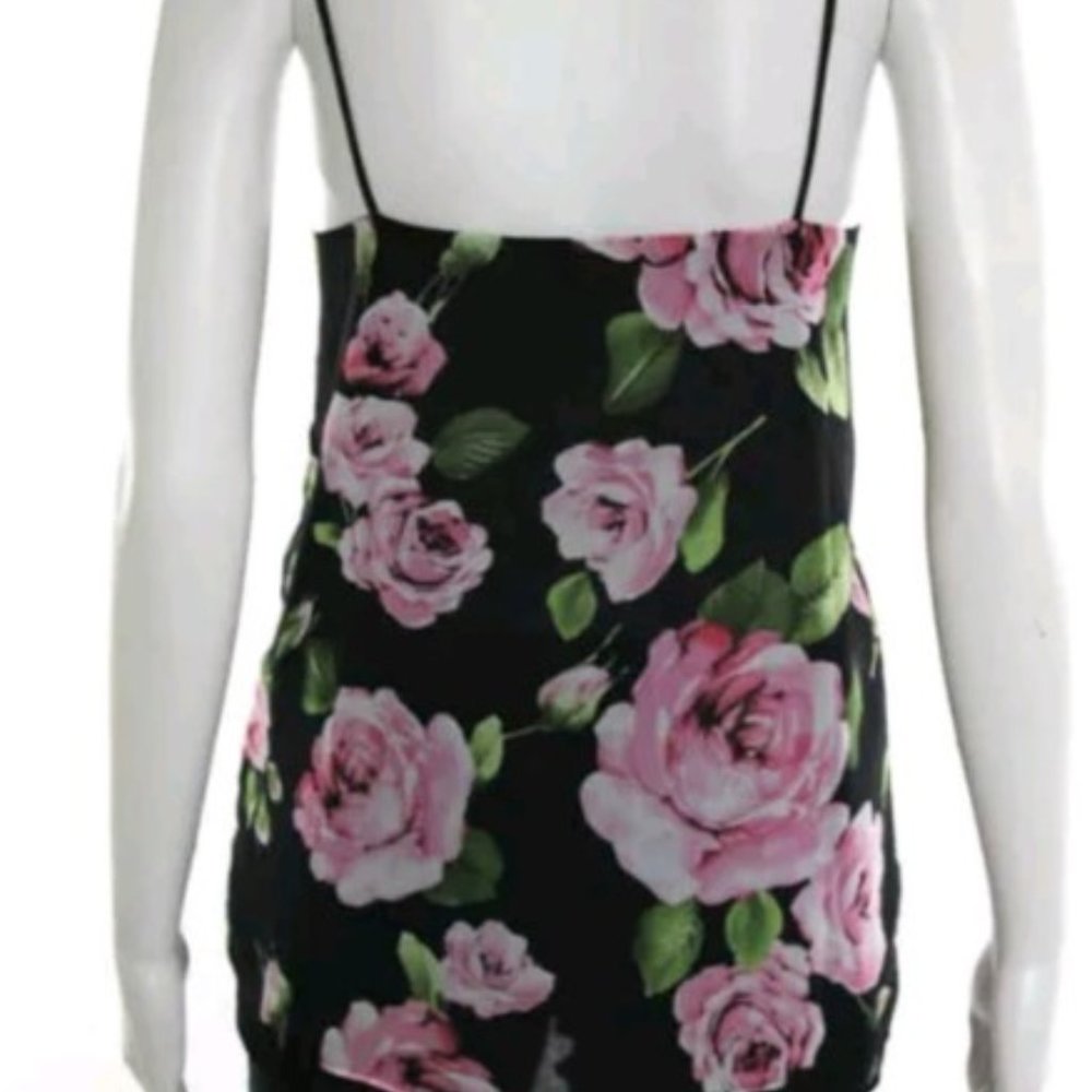 Wishful thinking floral scoop neck tank cami shirt - Picture 3 of 3